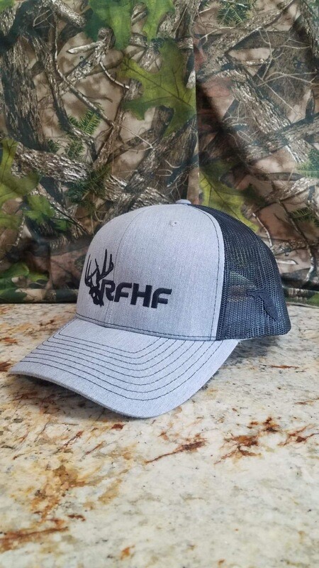 Heather Grey and black Snapback