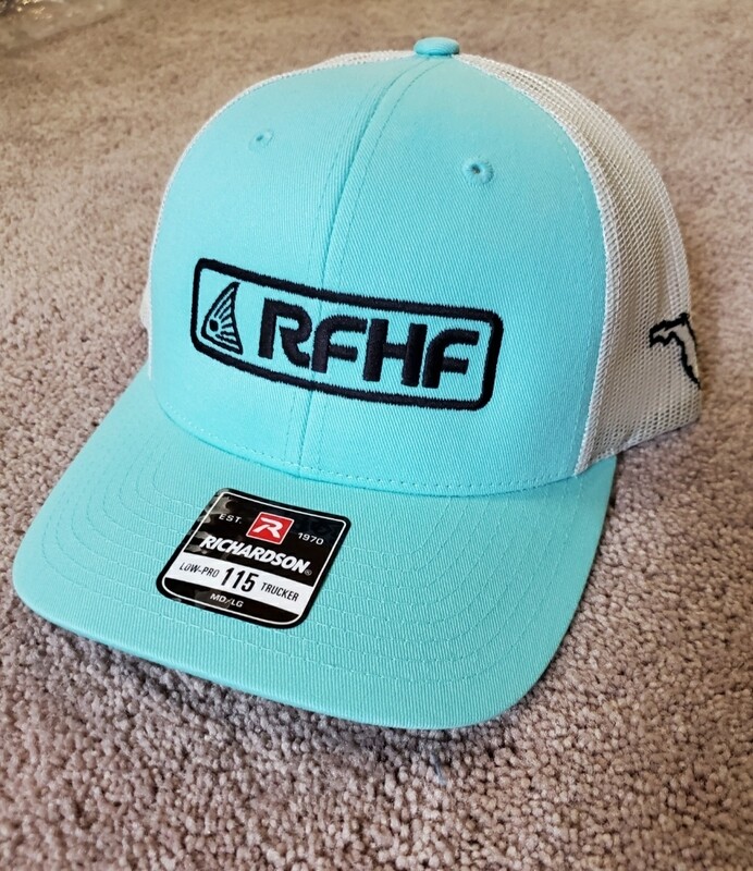 Aruba blue /black redfish logo