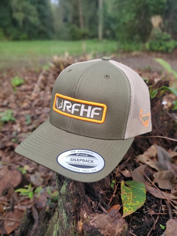 Green, tan and orange Snapback