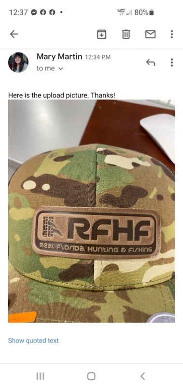 Limbhanger genuine leather patch hat