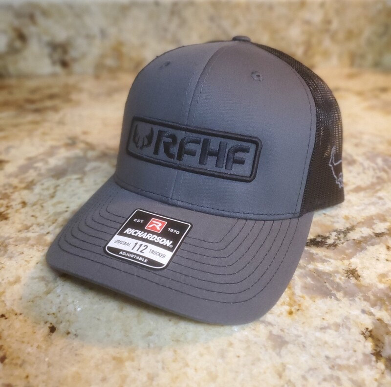 Charcoal/black/black antler logo