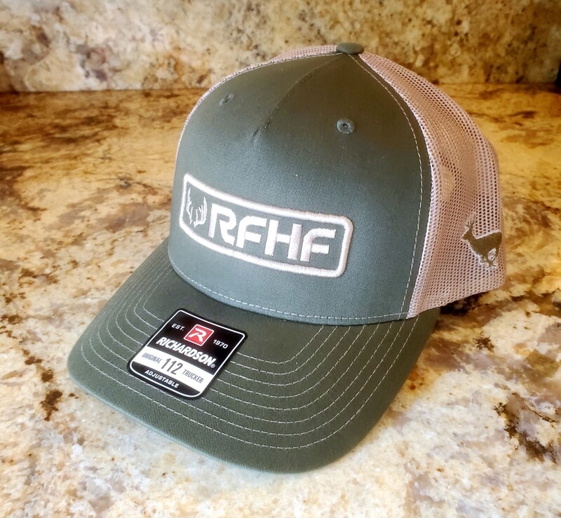 Green and Tan  antler logo Snapback