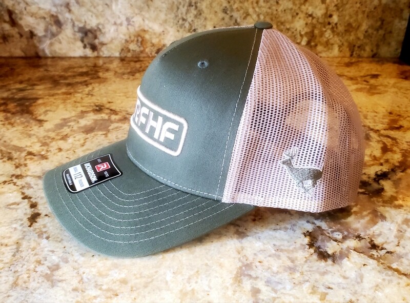 Green and Tan  antler logo Snapback