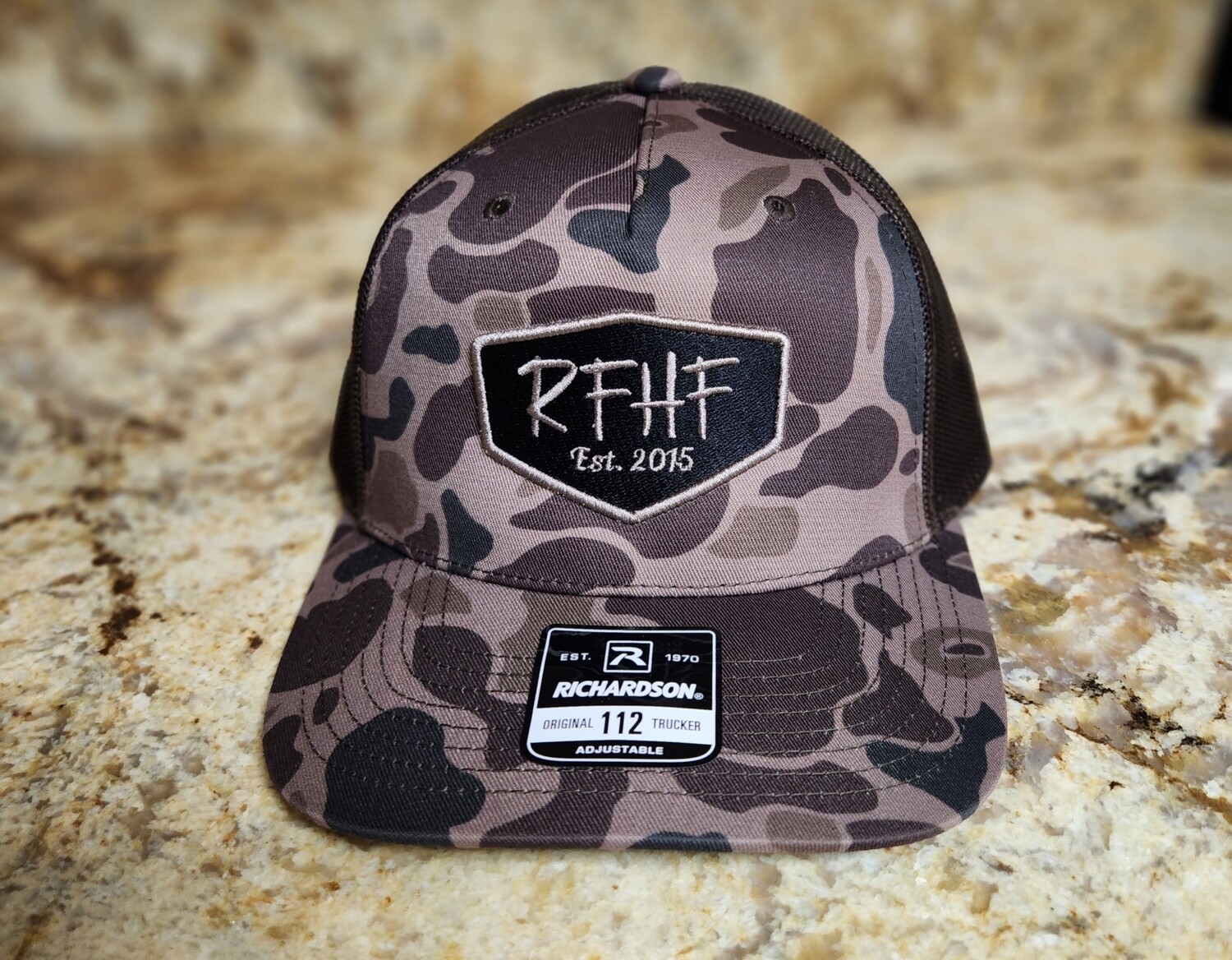Old-school Duck camo brown /black label
