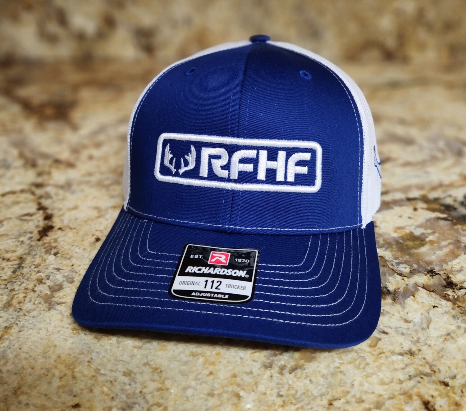 Blue and White Snapback