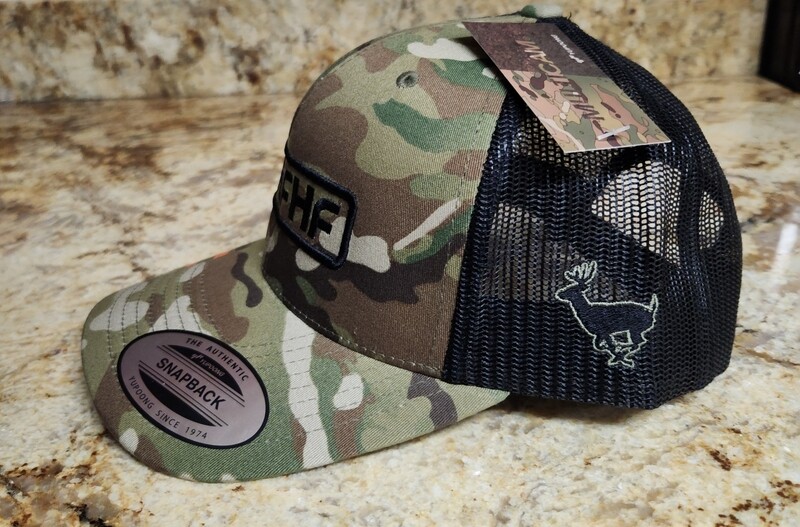 Youpong camo /black deer antler logo