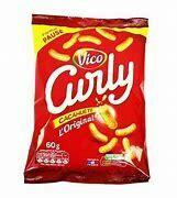 Curly Peanut Flavored Snack Curly Cacahuete