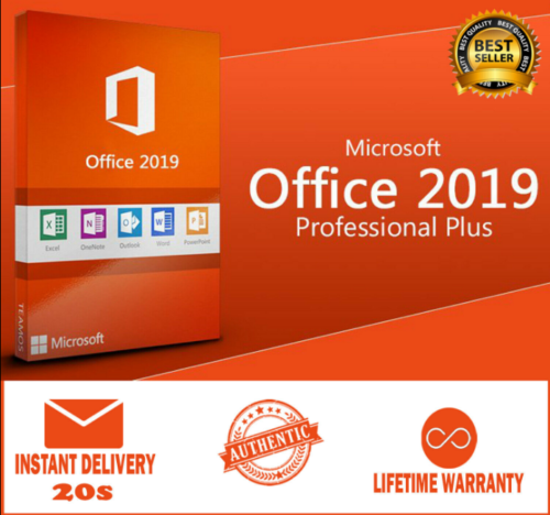 Microsoft Office 2019 Professional Plus Download and Key 32/64 Bit