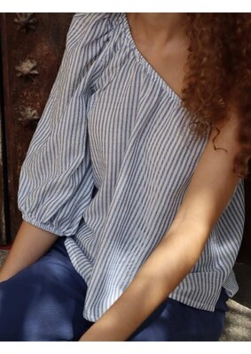 CAMISA LISTAS ABULLONADA