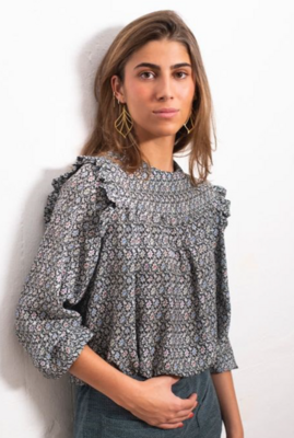 CAMISA GASA ESTAMPADA