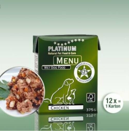 PLATINUM MENU Chicken Nassnahrung Huhn 12 Pack 4,5 kg PLATINUM MENU Chicken Nassnahrung Huhn 12 Pack 4,5 kg