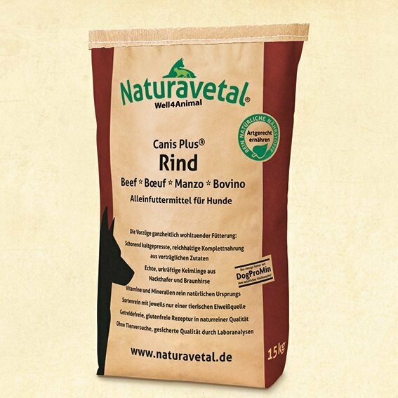Naturavetal Canis Plus Rind Naturavetal Canis Plus Rind