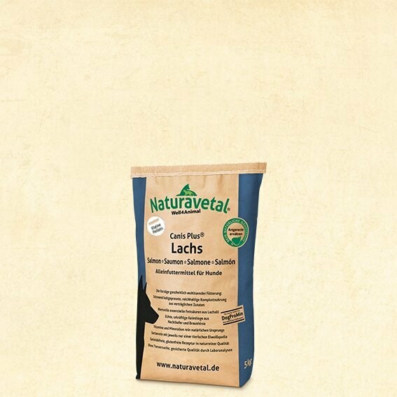 Naturavetal Canis Plus Lachs - kleinere Pellets Naturavetal Canis Plus Lachs - kleinere Pellets