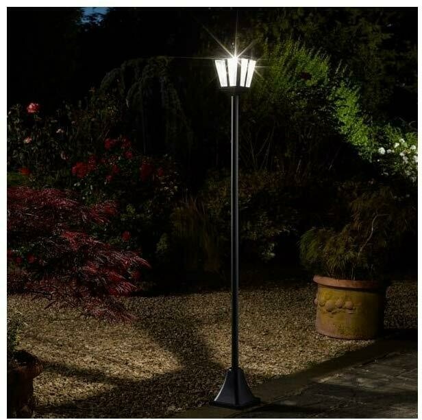 Solar Whitehall Lampenpfosten, ca. 170 cm hoch Smat Garden Solar Whitehall Lampenpfosten, ca. 170 cm hoch Smat Garden