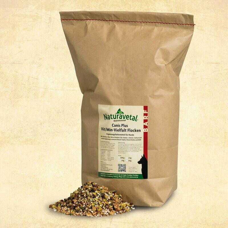 Canis Plus Vit/Min-Vielfalt Flocken 1 kg Canis Plus Vit/Min-Vielfalt Flocken 1 kg