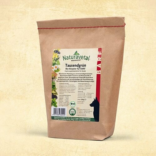 Canis Extra Tausendgrün Bio-Kräuter für BARF 250g Canis Extra Tausendgrün Bio-Kräuter für BARF 250g