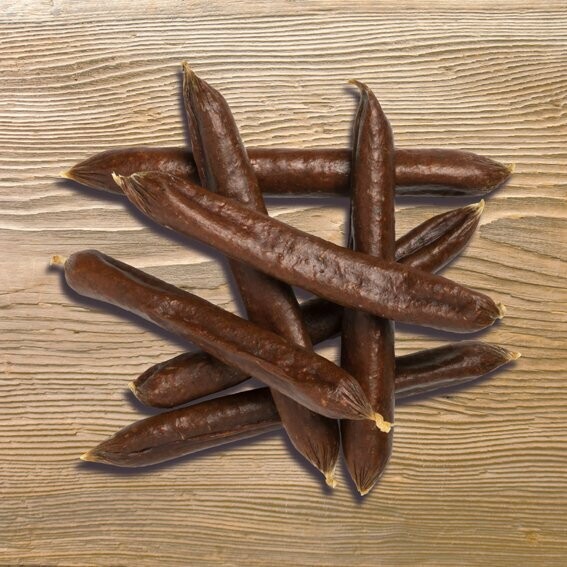 Canis Plus Kauwurst Kaninchen mit Hagebutte & Brunnenkresse - 200g (EUR 48,50 pro Kilogramm)
