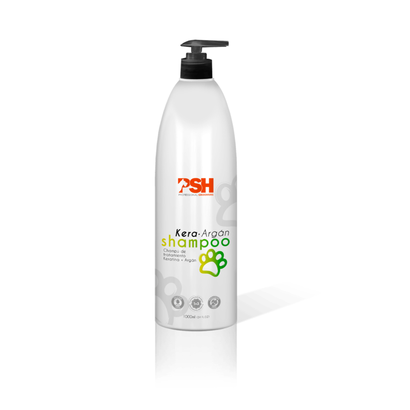 PSH SHAMPOO Arganöl 1000 ml und 300 ml feuchtigkeitspendende Wirkung Omega 6 # wurde nicht an Tieren getestet #