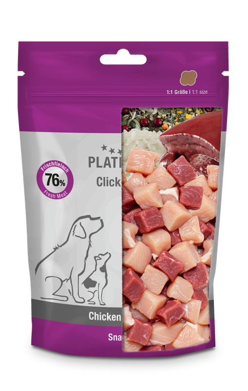 PLATINUM Click - Bits 150 g (66,60 EUR/kg) PLATINUM Click - Bits 150 g (66,60 EUR/kg)