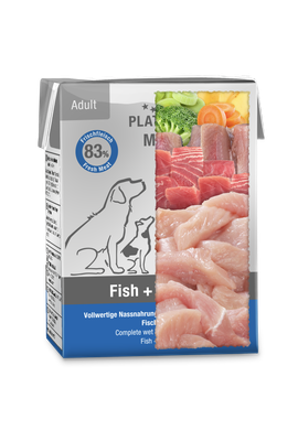 PLATINUM MENU Fish + Chicken Nassnahrung Fisch und Huhn 12 Pack 4,5 kg