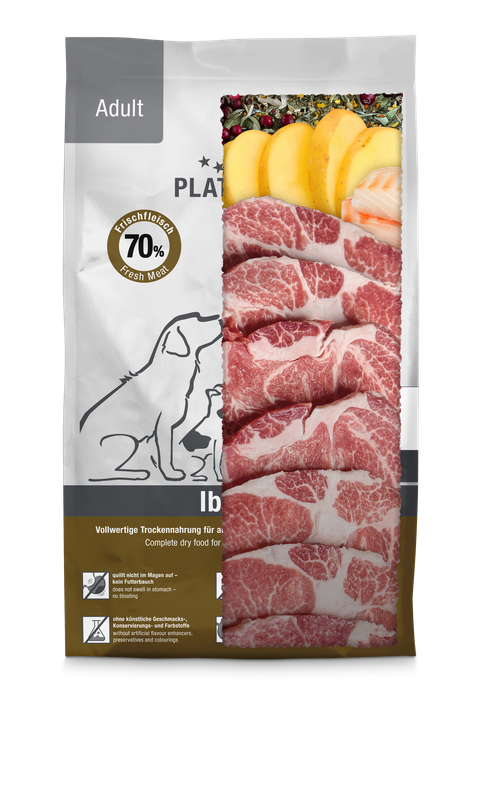 Platinum Hundefutter Adult Iberico 25 kg ( 5,60 EUR/kg)