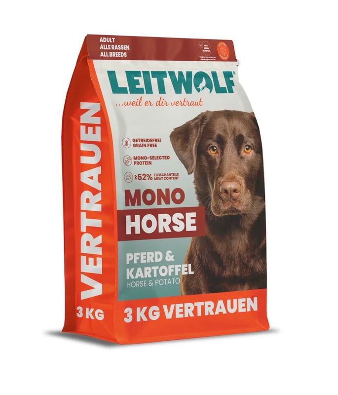 Leitwolf MONO HORSE ADULT - Pferd & Kartoffel 3,0 kg