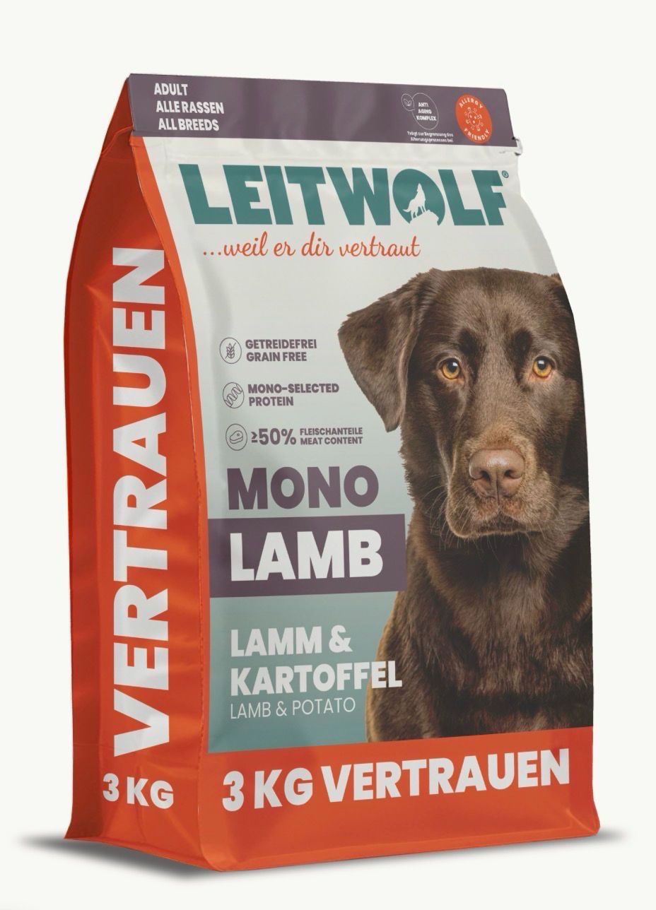 Leitwolf MONO LAMB ADULT - Lamm & Kartoffel 12,5 kg Leitwolf MONO LAMB ADULT - Lamm & Kartoffel 12,5 kg