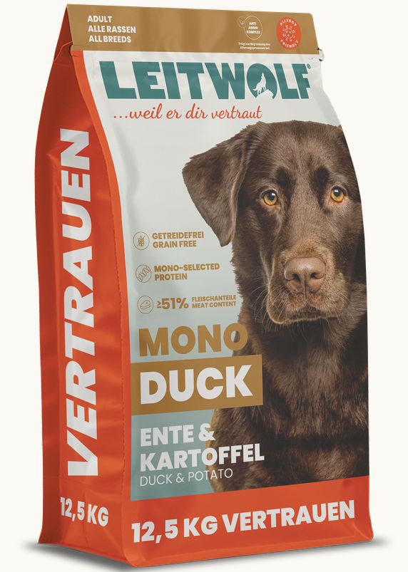 Leitwolf MONO DUCK ADULT - Ente & Kartoffel 12,5 kg