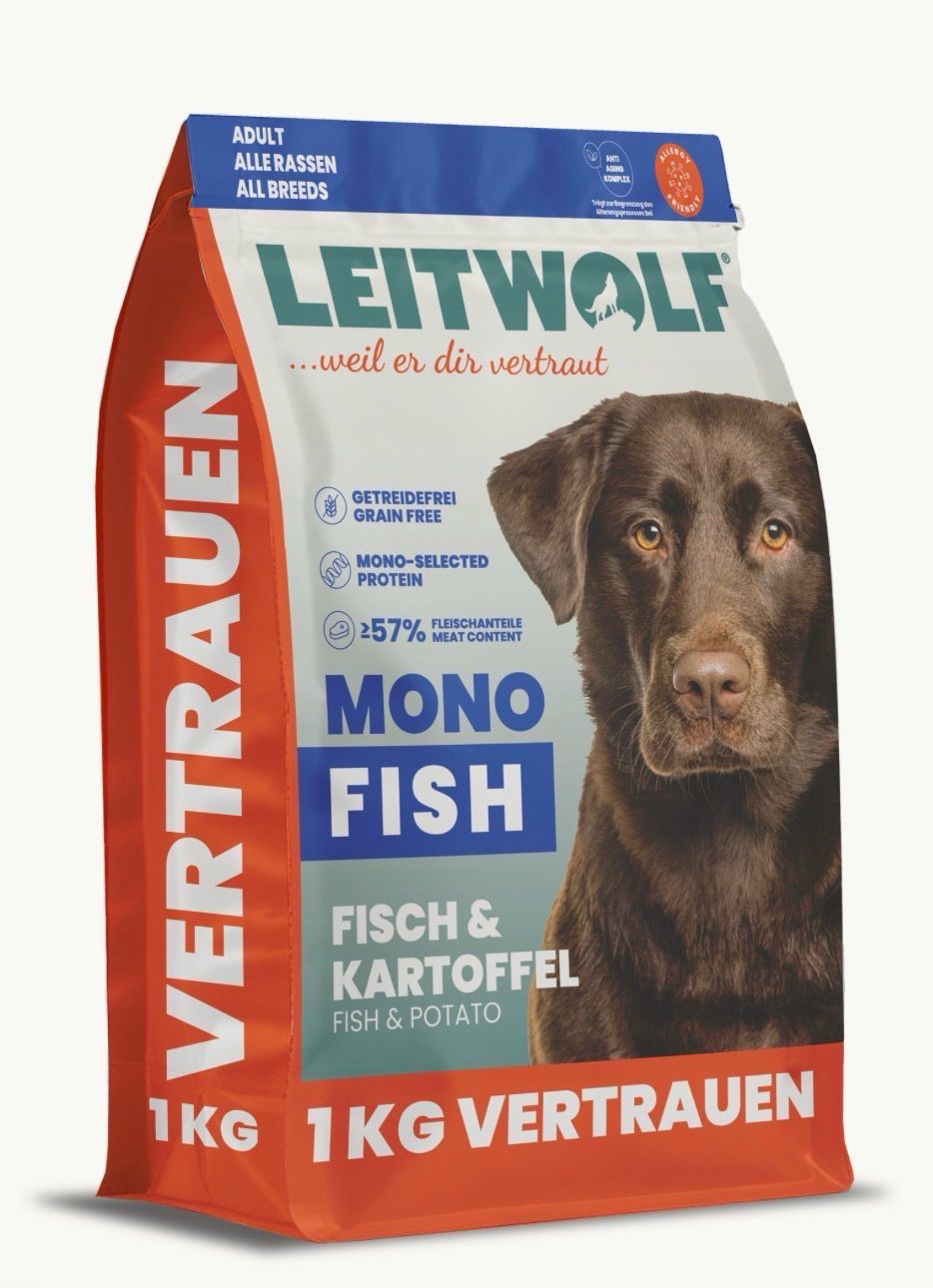 Leitwolf MONO FISH ADULT - Fisch & Kartoffel 12,5 kg