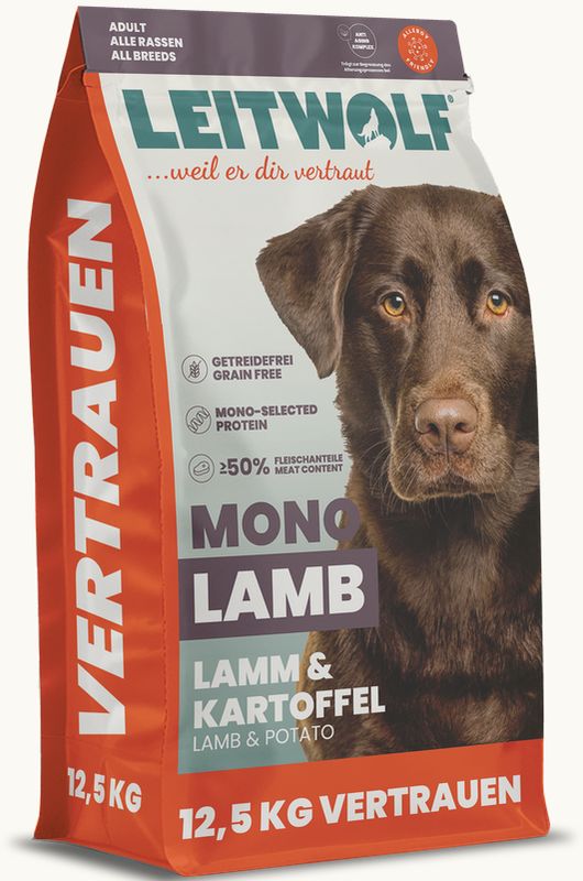 Leitwolf MONO HORSE ADULT - Pferd & Kartoffel 12,5 kg