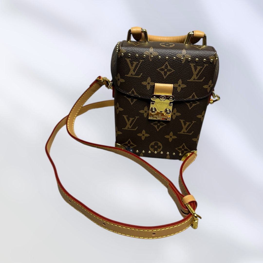 Louis Vuitton Luxury Monogram Mini Trunk Crossbody Bag