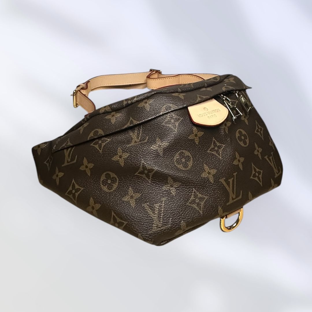 Louis Vuitton-Inspired Monogram Bumbag – Brown