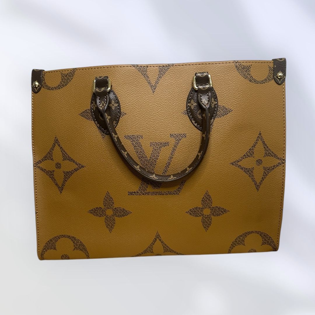 Louis Vuitton-Inspired OnTheGo Monogram Tote – Multi-Tone Brown
