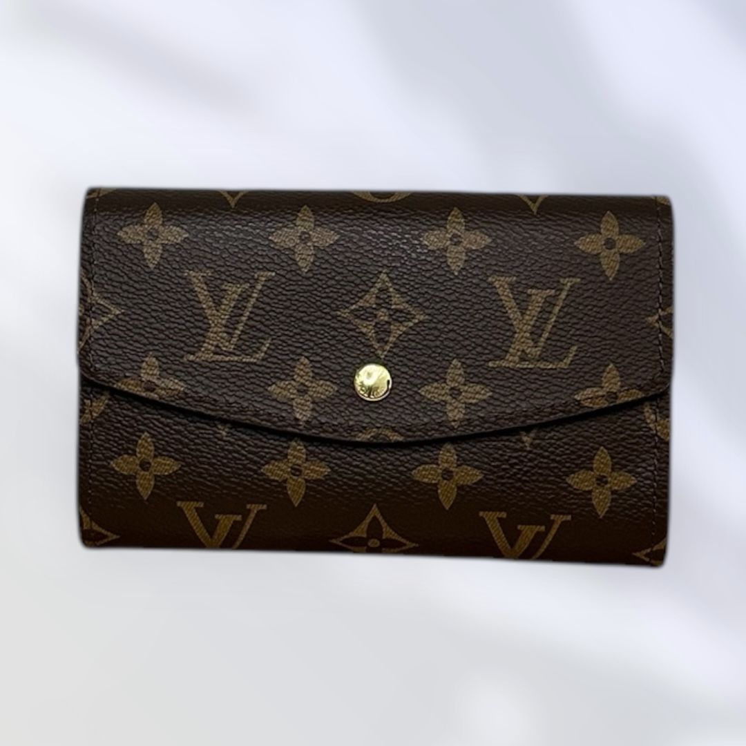Louis Vuitton-Inspired Classic Snap Wallet – Monogram Edition
