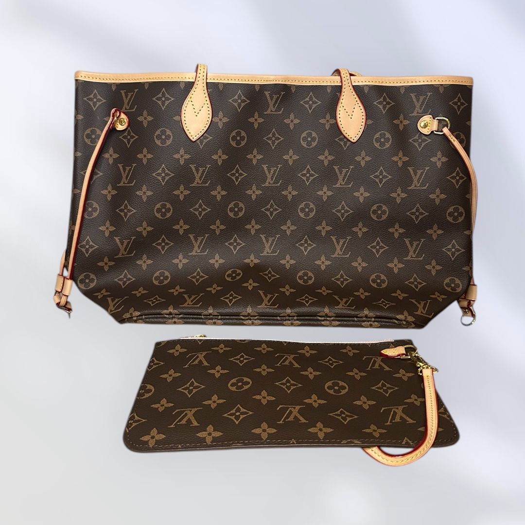 Louis Vuitton Neverfull MM Tote Set