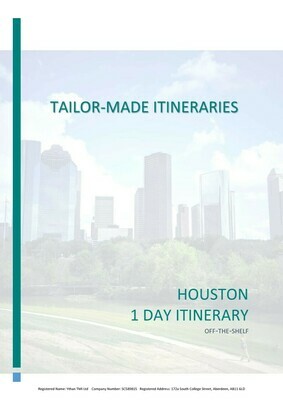 Houston - 1 Day Itinerary - Hard Copy