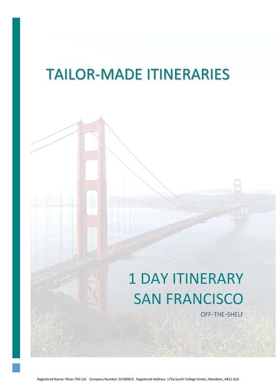 San Francisco - 1 Day Itinerary - PDF