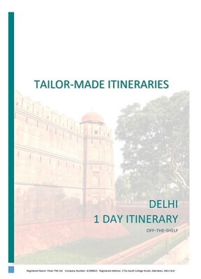 Delhi - 1 Day Itinerary - PDF