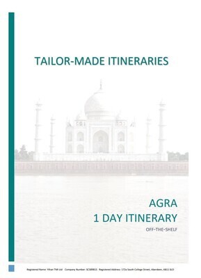 Agra - 1 Day Itinerary - PDF