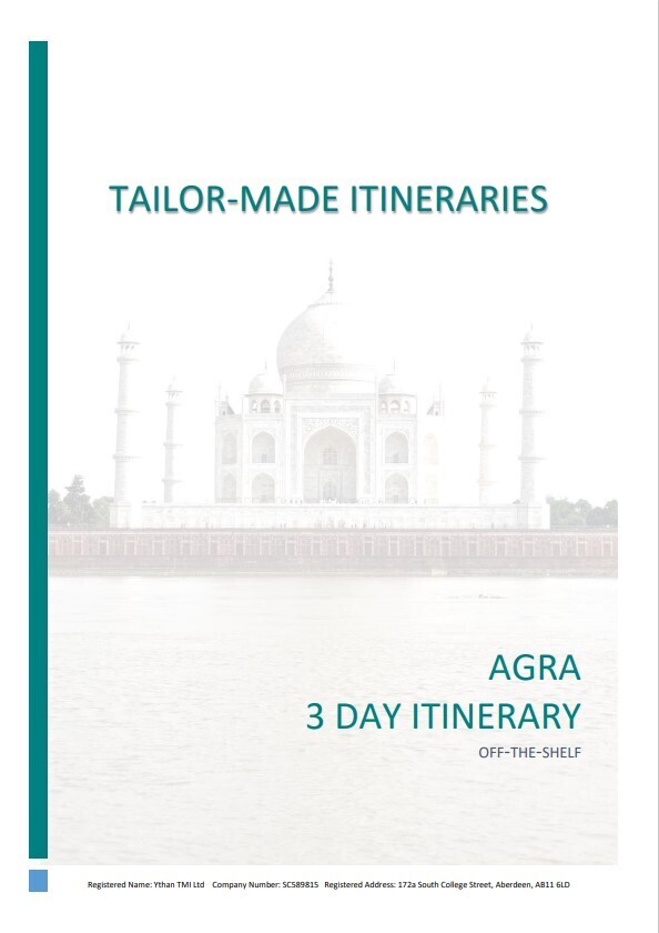 Agra - 3 Day Itinerary - PDF