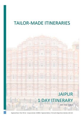 Jaipur- 1 Day Itinerary - PDF