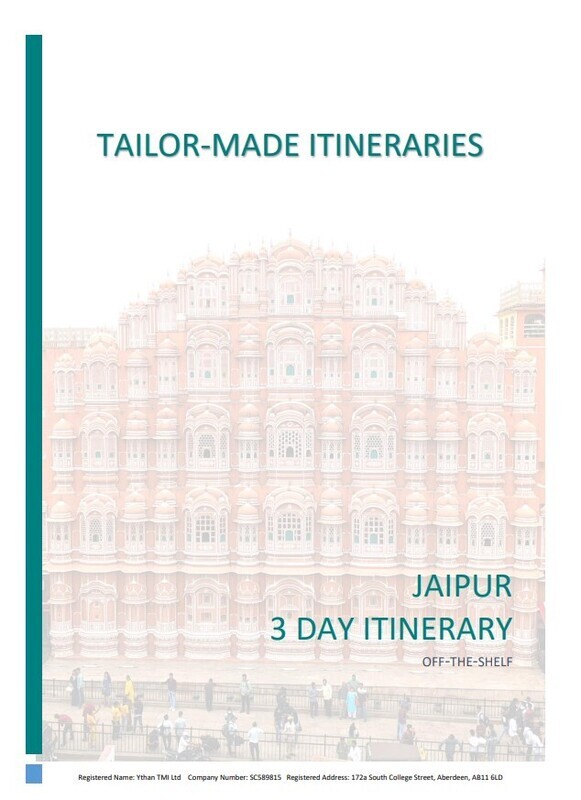 Jaipur - 3 Day Itinerary - PDF