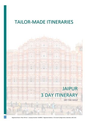 Jaipur - 3 Day Itinerary - Digital Copy