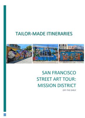 San Francisco Street Art - The Mission District Itinerary - PDF