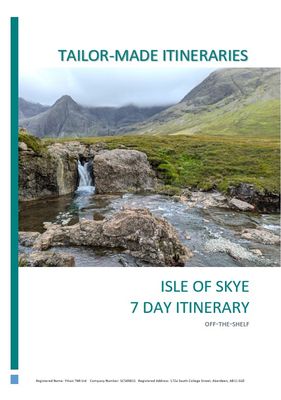 The Isle of Skye - 7 Day Itinerary - PDF