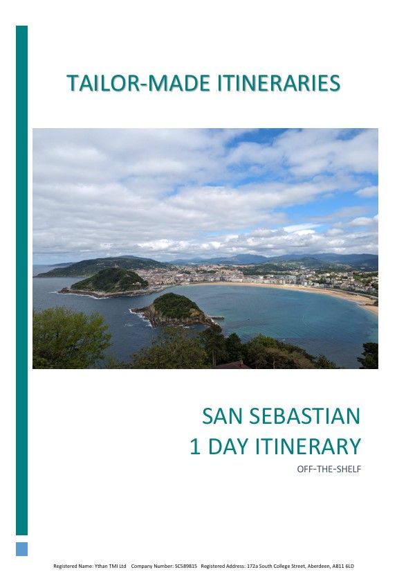 San Sebastian - 1 Day Itinerary - PDF