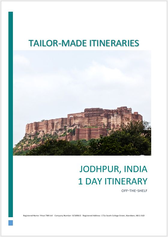 Jodhpur - 1 Day Itinerary - PDF