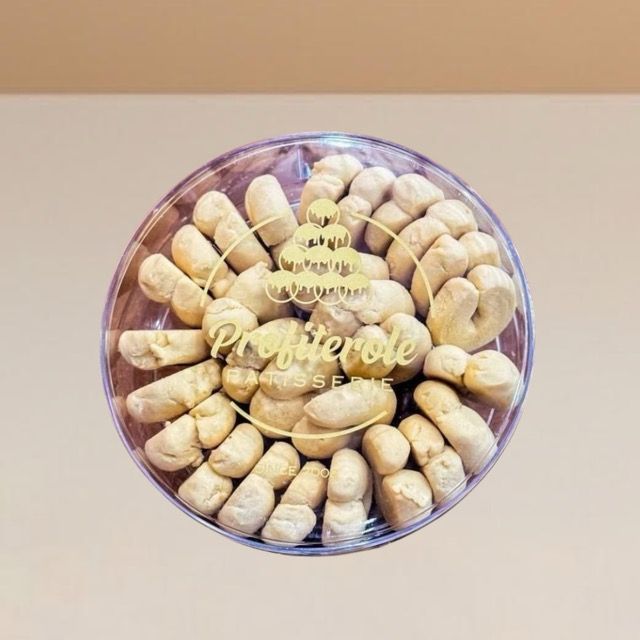 shortbread cookie on top of a table