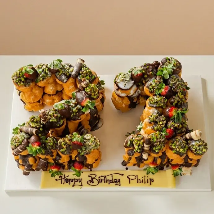 double number cake showing 