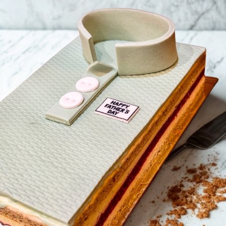 Father's Day Pistachio Raspberry Cake